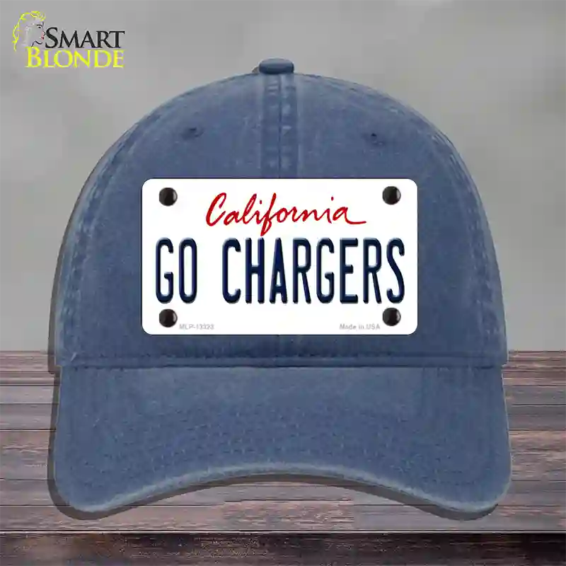 Go Chargers Novelty License Plate Hat Tag Unconstructed Cotton / Navy