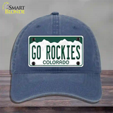 Go Rockies Novelty License Plate Hat Tag Unconstructed Cotton / Navy