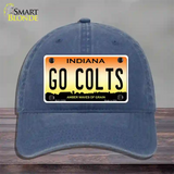 Go Colts Novelty License Plate Hat Tag Unconstructed Cotton / Navy