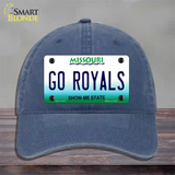 Go Royals Novelty License Plate Hat Tag Unconstructed Cotton / Navy