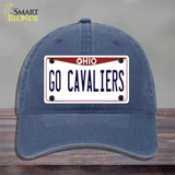 Go Cavaliers Novelty License Plate Hat Tag Unconstructed Cotton / Navy