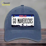 Go Mavericks Novelty License Plate Hat Tag Unconstructed Cotton / Navy