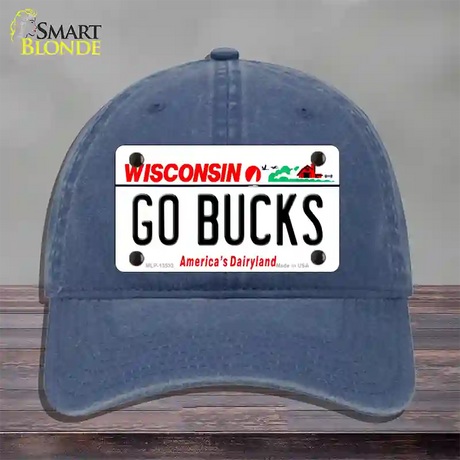 Go Bucks Novelty License Plate Hat Tag Unconstructed Cotton / Navy