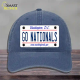 Go Nationals Novelty License Plate Hat Tag Unconstructed Cotton / Navy