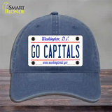 Go Capitals Novelty License Plate Hat Tag Unconstructed Cotton / Navy