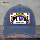 I Heart Lanai Novelty License Plate Hat Tag Unconstructed Cotton / Navy