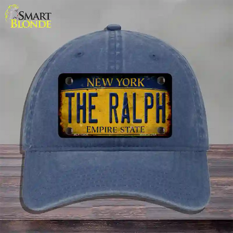 The Ralph New York Rusty Novelty License Plate Hat Tag Unconstructed Cotton / Navy