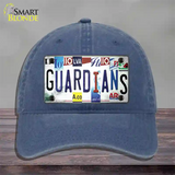 Guardians Strip Art Novelty License Plate Hat Tag Unconstructed Cotton / Navy