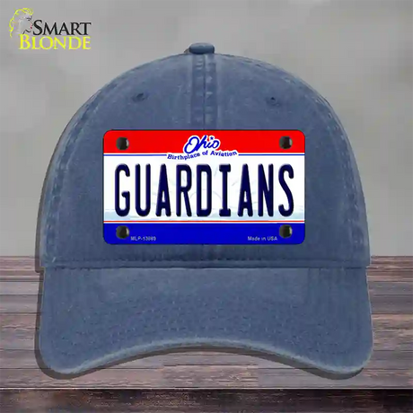 Guardians Ohio Aviation Novelty License Plate Hat Tag Unconstructed Cotton / Navy