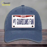 Number 1 Guardians Fan Ohio Novelty License Plate Hat Tag Unconstructed Cotton / Navy