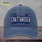 Chattanooga Tennessee Blue Novelty License Plate Hat Tag Unconstructed Cotton / Navy