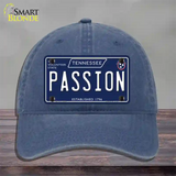 Passion Tennessee Blue Novelty License Plate Hat Tag Unconstructed Cotton / Navy