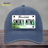 Smoky Mtns Tennessee Novelty License Plate Hat Tag Unconstructed Cotton / Navy