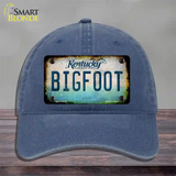 Bigfoot Kentucky Novelty License Plate Hat Tag Unconstructed Cotton / Navy