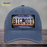 Bigfoot South Carolina Novelty License Plate Hat Tag Unconstructed Cotton / Navy