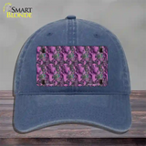 Purple Vortex Novelty License Plate Hat Unconstructed Cotton / Navy