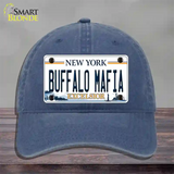 Buffalo Mafia New York Excelsior Novelty License Plate Hat Unconstructed Cotton / Navy