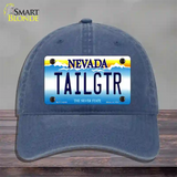 Tailgtr Nevada Novelty License Plate Hat Unconstructed Cotton / Navy