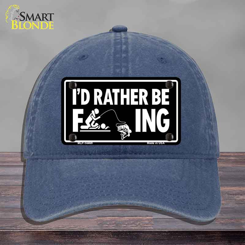 Id Rather Be F---ing Novelty License Plate Hat HAT-MLP-14469