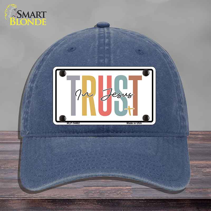 Trust In Jesus Novelty License Plate Hat HAT-MLP-14482