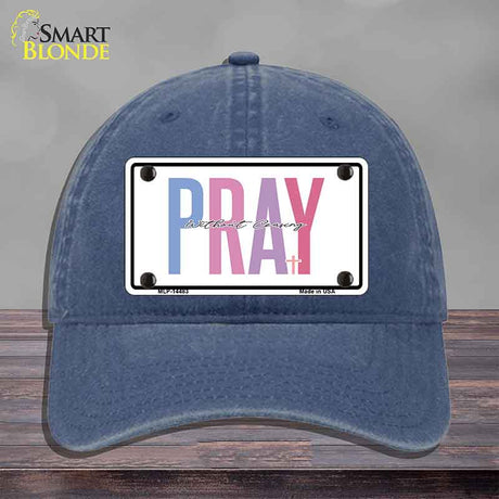 Pray Without Ceasing Novelty License Plate Hat HAT-MLP-14483