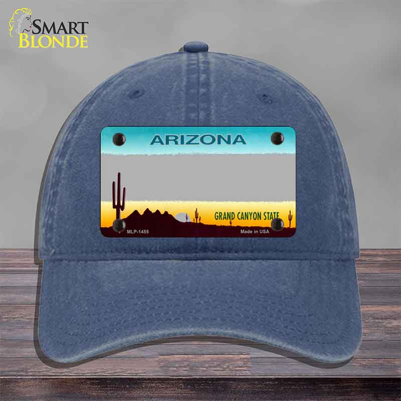 Arizona Gray State Blank Novelty License Plate Hat HAT-MLP-1455