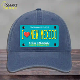 I Love New Mexico Novelty License Plate Hat Unconstructed Cotton / Navy