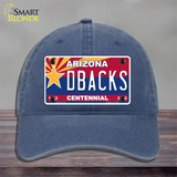 Arizona Centennial Dbacks Novelty License Plate Hat Unconstructed Cotton / Navy