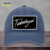 Turbocharged Novelty License Plate Hat Unconstructed Cotton / Navy