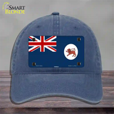 Tasmania Flag Novelty License Plate Hat Unconstructed Cotton / Navy