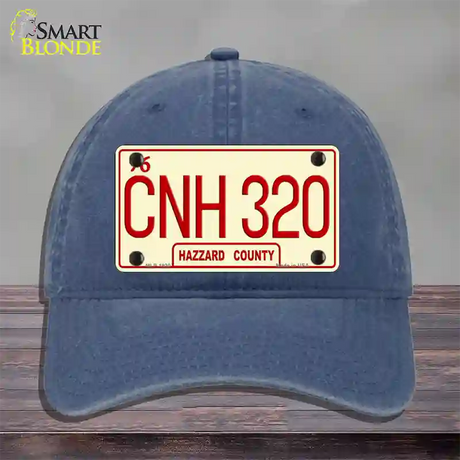 CNH 320 Novelty License Plate Hat Unconstructed Cotton / Navy