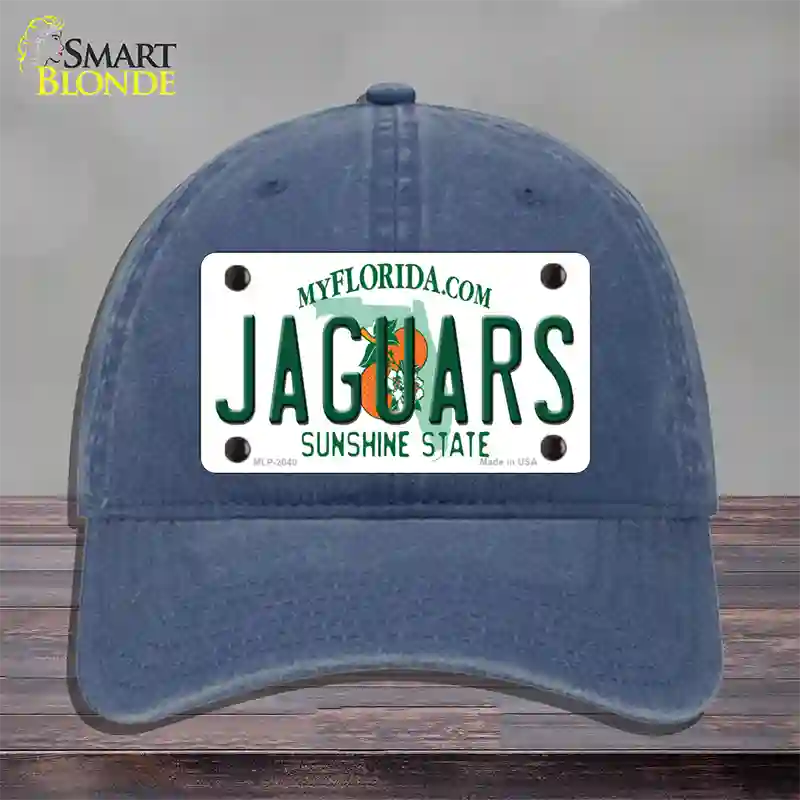 Jaguars Florida State Novelty License Plate Hat Unconstructed Cotton / Navy