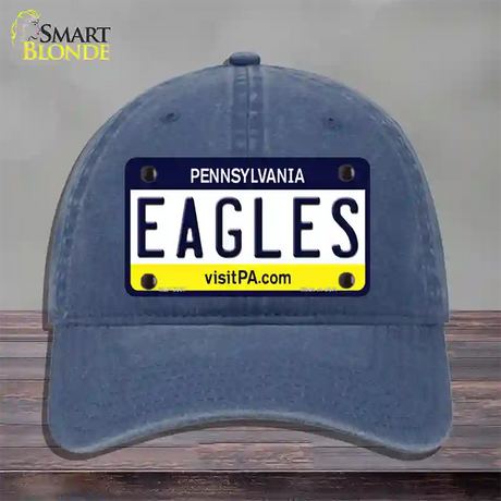 Eagles Pennsylvania State NoveltyNovelty License Plate Hat Unconstructed Cotton / Navy