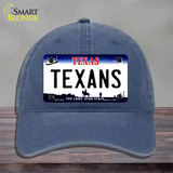 Texans Texas State Novelty License Plate Hat Unconstructed Cotton / Navy