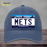 Mets New York State Novelty License Plate Hat Unconstructed Cotton / Navy