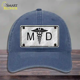 MD Novelty License Plate Hat Unconstructed Cotton / Navy