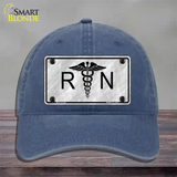 RN Novelty License Plate Hat Unconstructed Cotton / Navy