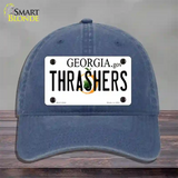 Thrashers Georgia State Novelty License Plate Hat Unconstructed Cotton / Navy