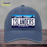 Islanders New York State Novelty License Plate Hat Unconstructed Cotton / Navy