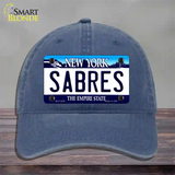 Sabres New York State Novelty License Plate Hat Unconstructed Cotton / Navy