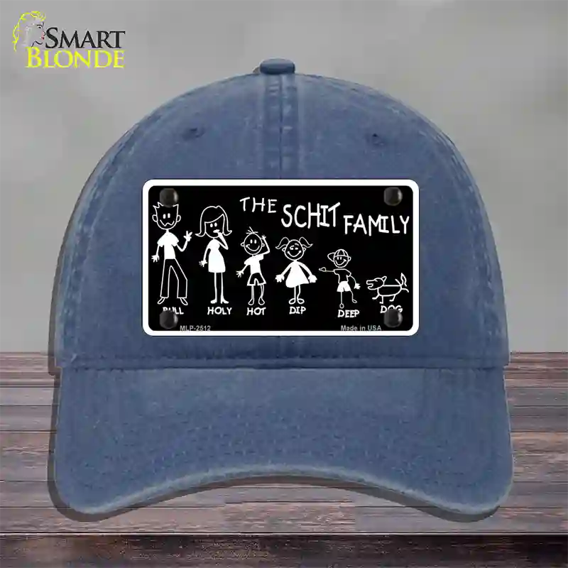 The Schit Family Novelty License Plate Hat Unconstructed Cotton / Navy