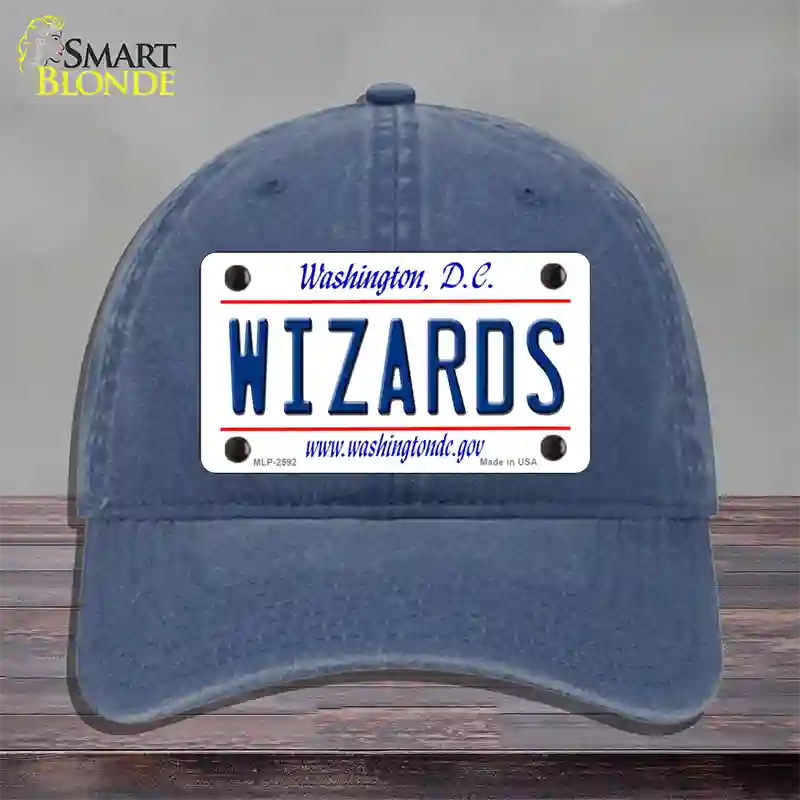 Wizards Washington DC State Novelty License Plate Hat Unconstructed Cotton / Navy