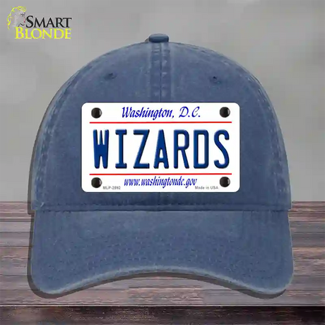 Wizards Washington DC State Novelty License Plate Hat Unconstructed Cotton / Navy