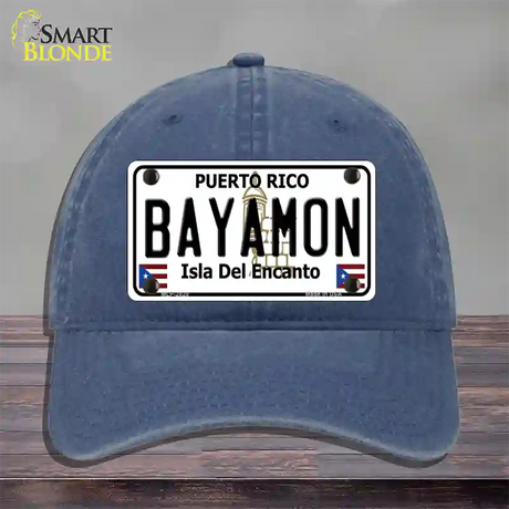 Bayamon Novelty License Plate Hat Unconstructed Cotton / Navy