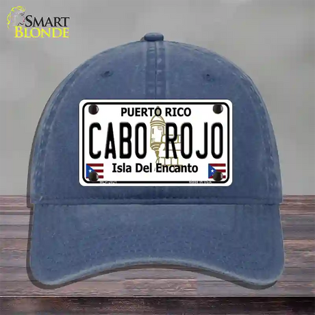 Cabo Rojo Novelty License Plate Hat Unconstructed Cotton / Navy