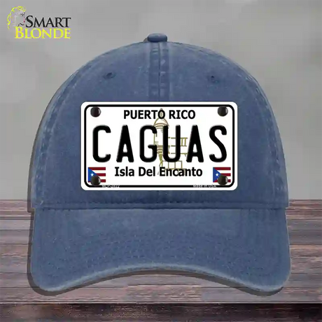 Caguas Novelty License Plate Hat Unconstructed Cotton / Navy