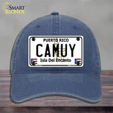 Camuy Novelty License Plate Hat Unconstructed Cotton / Navy