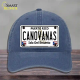 Canovanas Puerto Rico Novelty License Plate Hat Unconstructed Cotton / Navy