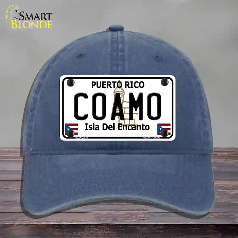 Coamo Novelty License Plate Hat Unconstructed Cotton / Navy