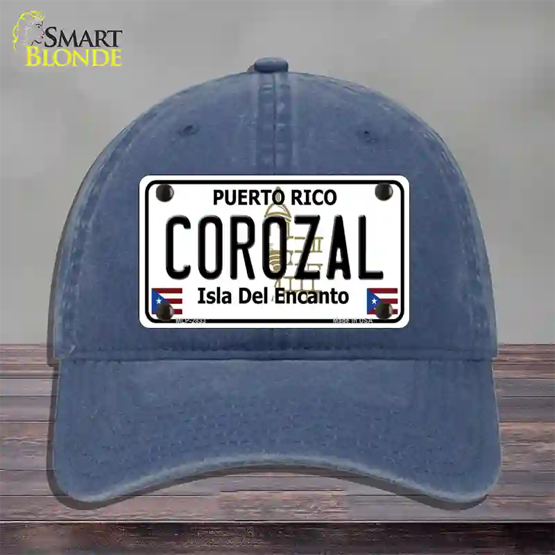 Corozal Novelty License Plate Hat Unconstructed Cotton / Navy